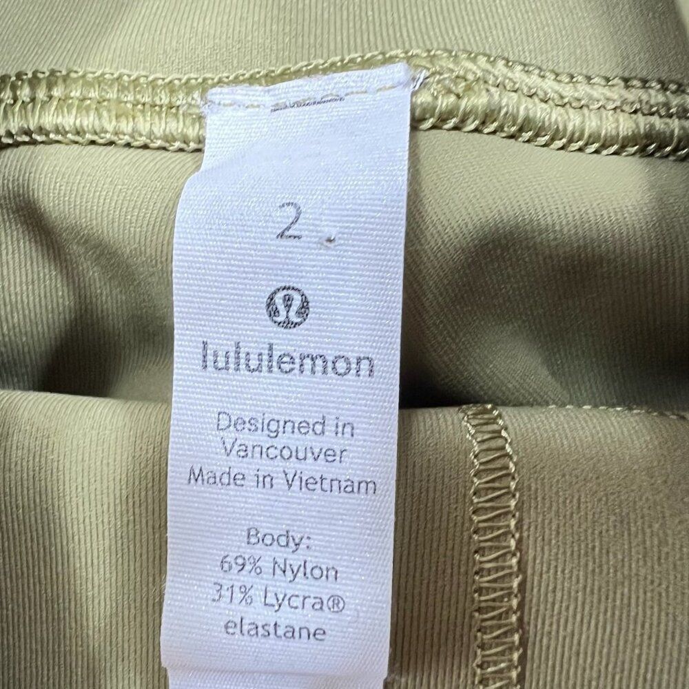 Lululemon Wunder Under High Rise Tight 28" Inseam Vista Green Size 2 - Picture 3 of 6